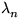 $\lambda_{n}^{}$