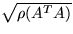 $\sqrt{\rho(A^TA)}$